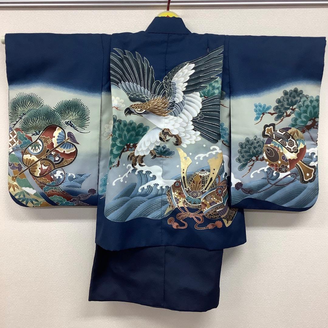 七五三 5歳着物 絵羽織袴フルセット