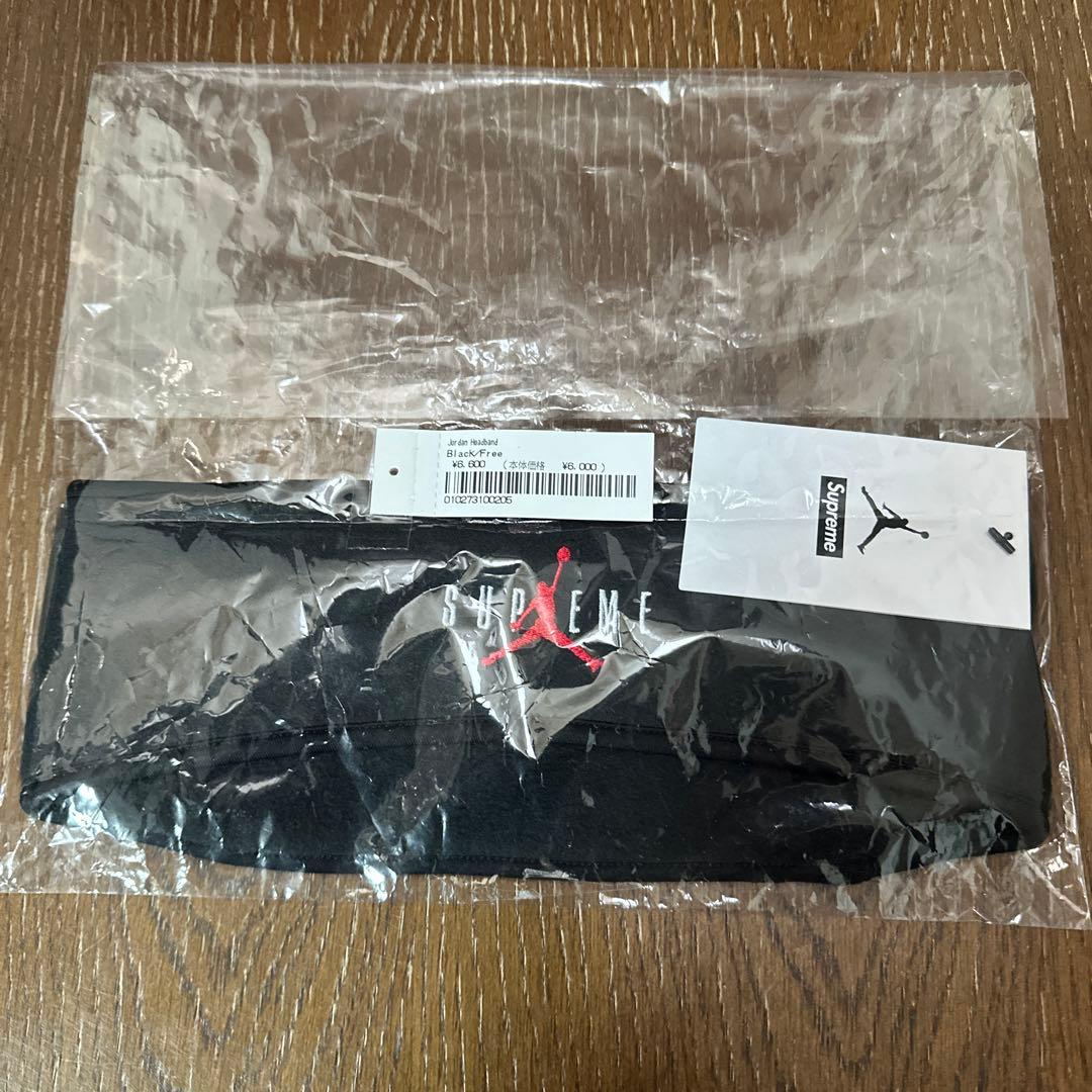 Supreme x Jordan ヘッドバンド 黒