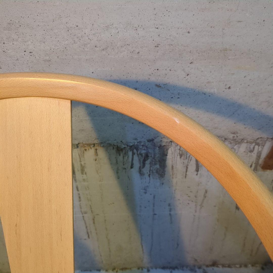 ペーパーコード 天然木アームチェア ダイニングチェア Yチェア風 曲木 ④