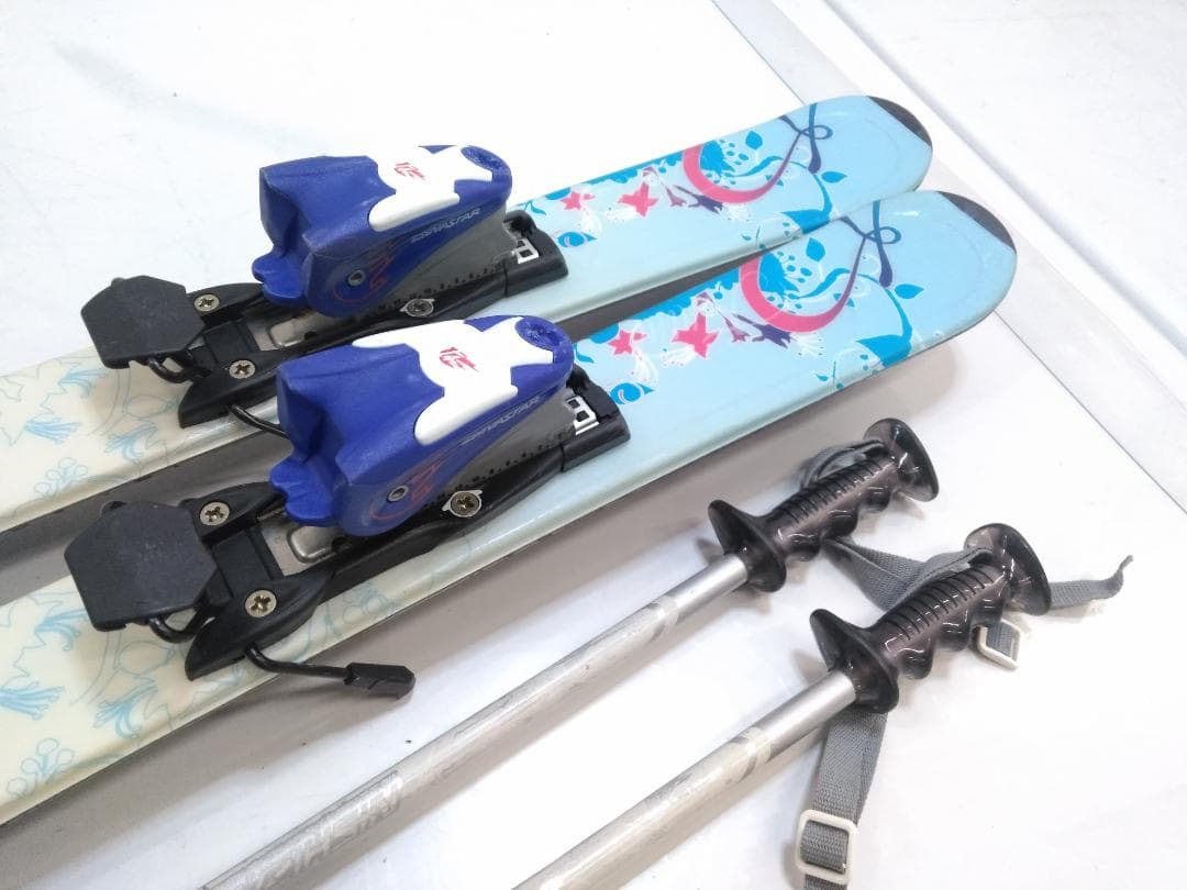 キッズ ジュニアスキー4点セット K2 112cm ブーツ 22cm ◇