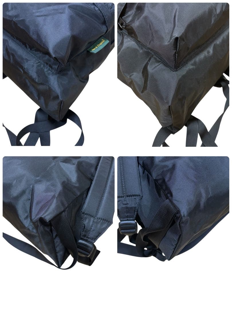 極美品　エルベシャプリエ　978N リュック　ナイロン　ノワール　ブラック