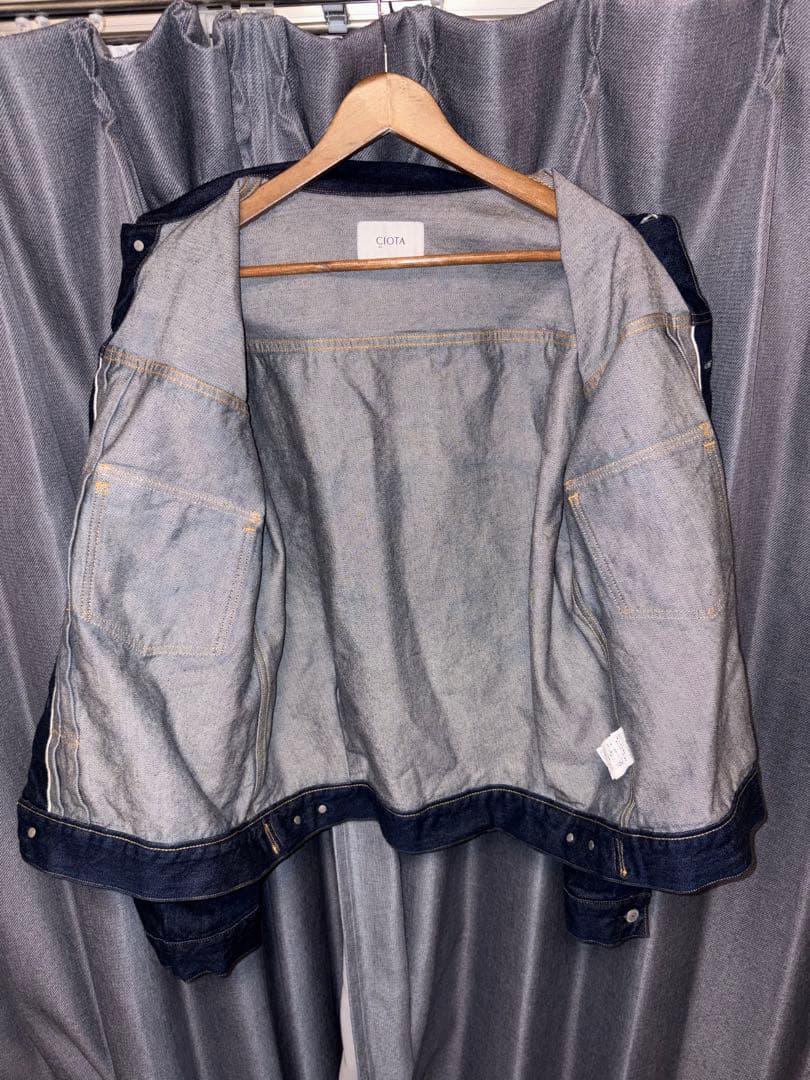 美品 CIOTA New Double Pocket Denim Jacket