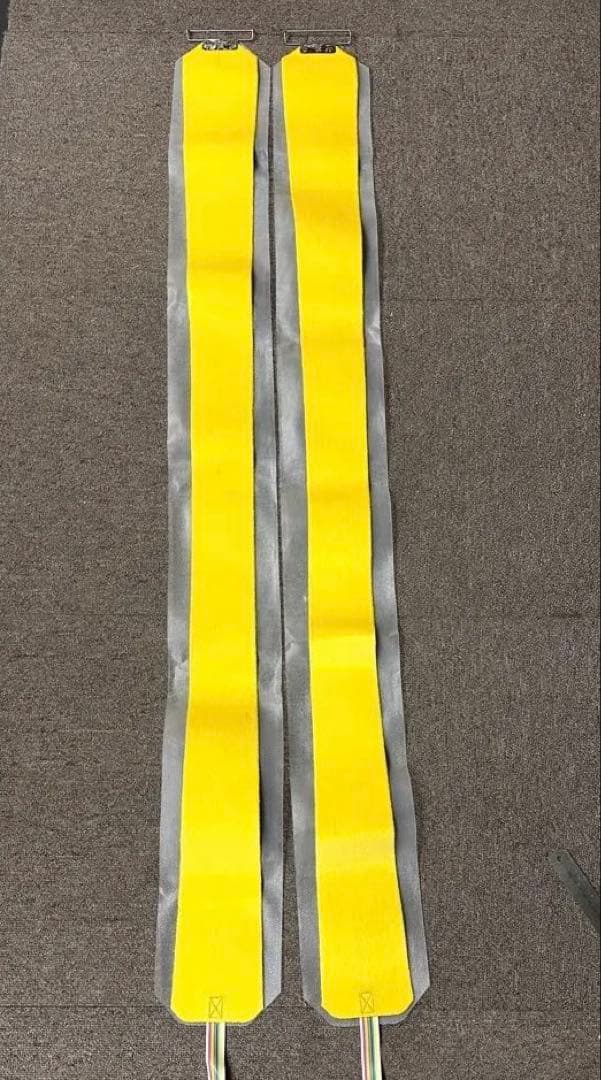 使用2回　POMOCA スキー用シール イエロー　バックカントリー