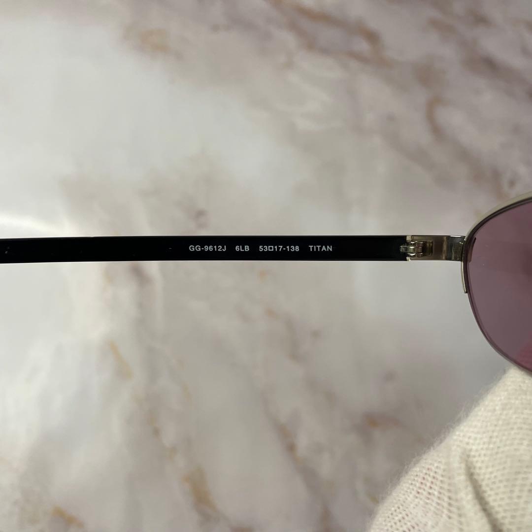 パンダ豚さん専用 GUCCI グッチ ハーフリム Y2K GG ロゴ ケース付き