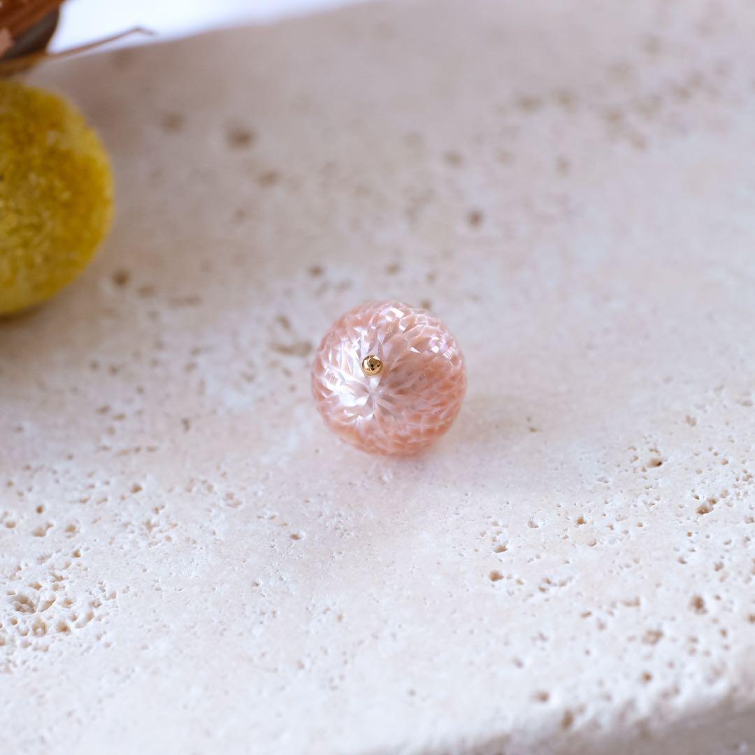 Kaya ♦︎14kgfピーチピンクドラゴンスケールカービングPT