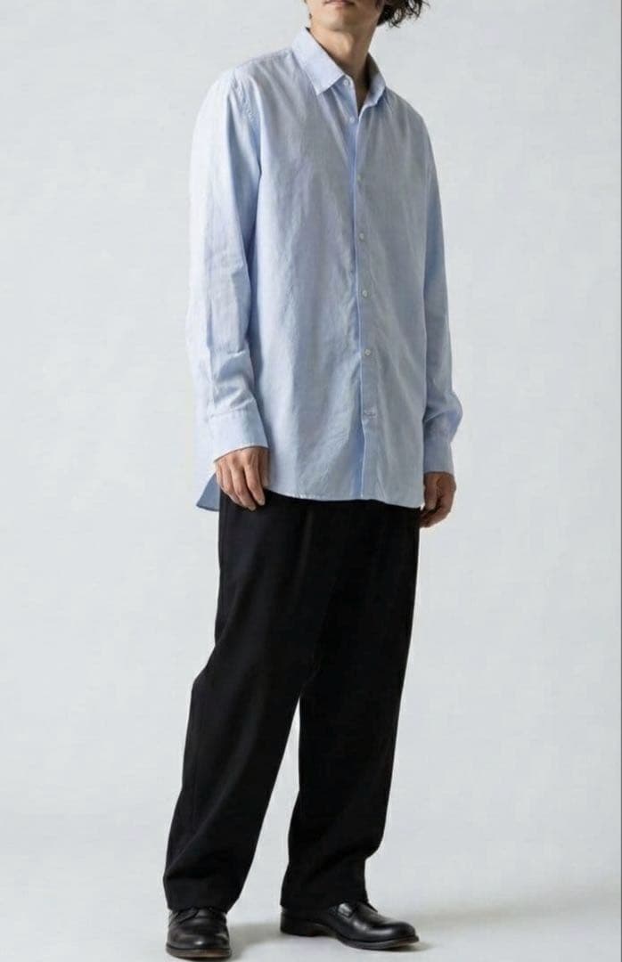 メゾンマルジェラ ワイシャツ 四つタグ 48 サックスブルー - メルカリ