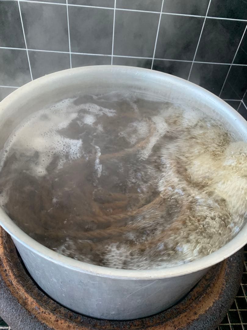 染麻縄　紫　6mm 7M 5本組　緊縛