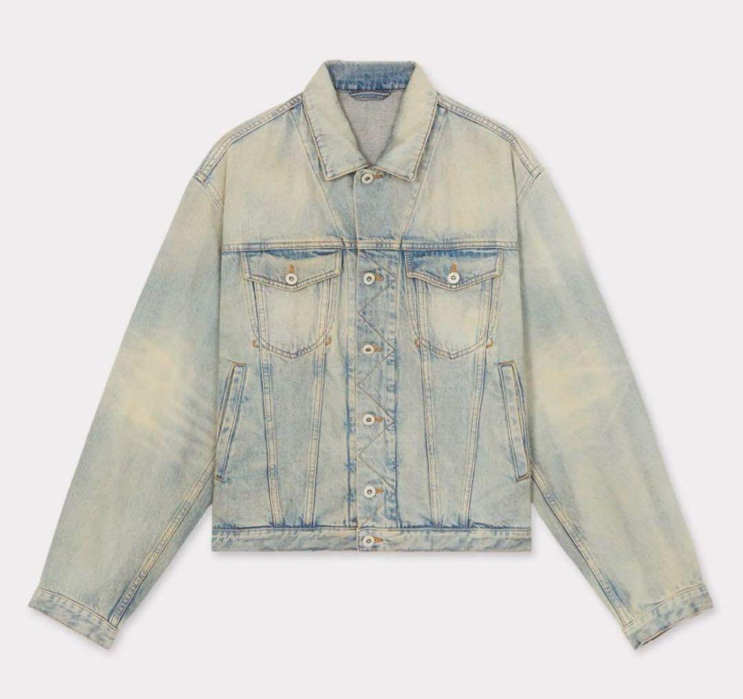 KENZO DRAWN VARSITY デニム トラッカー ジャケット　サイズM