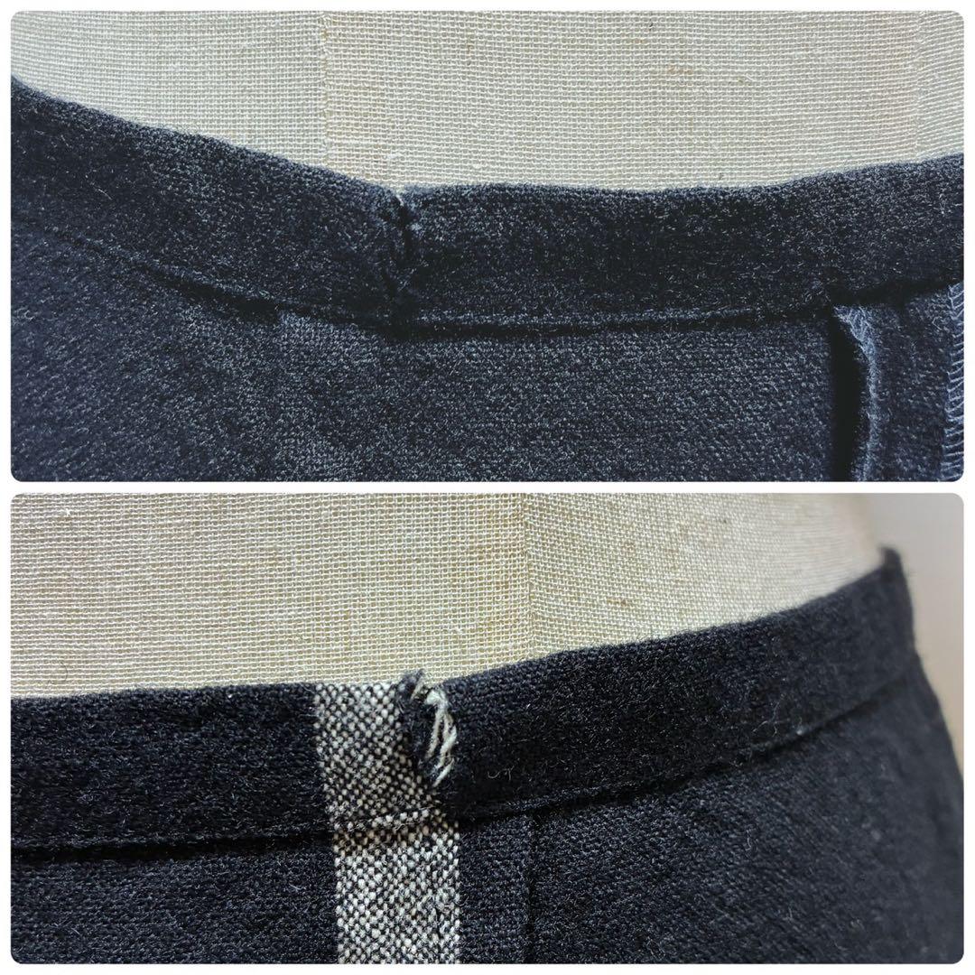 コムデギャルソン　70s　ヴィンテージ　着方がわからない　巻きスカート？　織柄