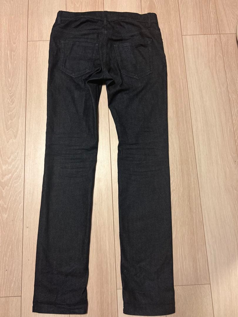 Prada ブラックデニムパンツ スリムテパード