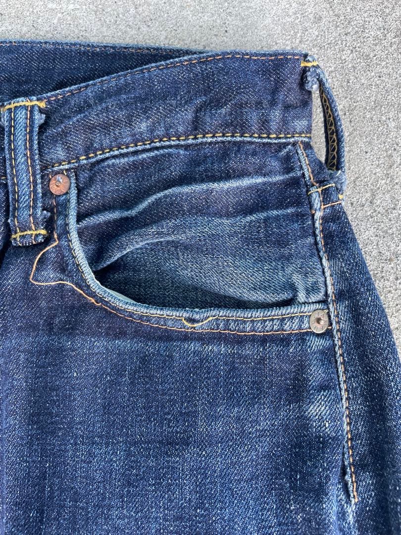 マ*計様 90s EVISU エヴィス カモメデニム No.2 濃紺 白カモメ