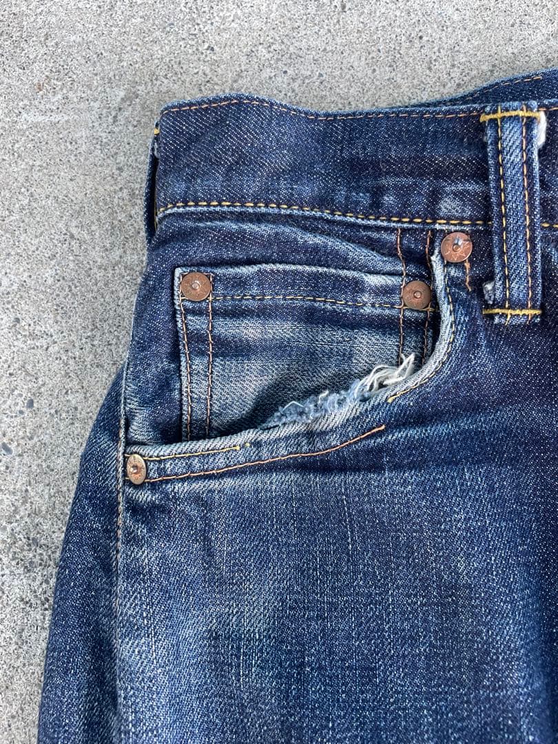 マ*計様 90s EVISU エヴィス カモメデニム No.2 濃紺 白カモメ