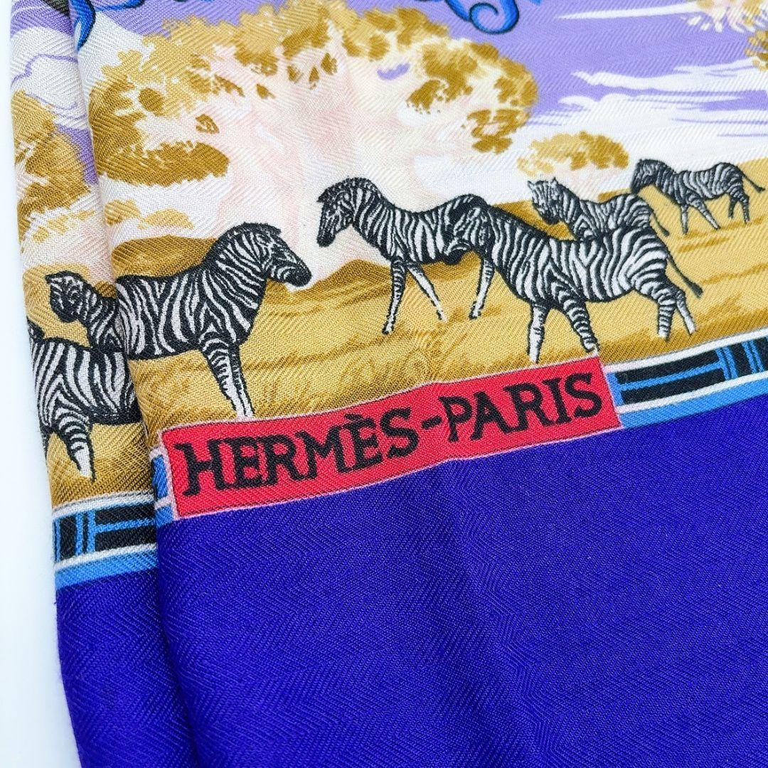 ★*★様 【極美品・希少】エルメス カレジェアン 大判スカーフ 140 カシミヤ