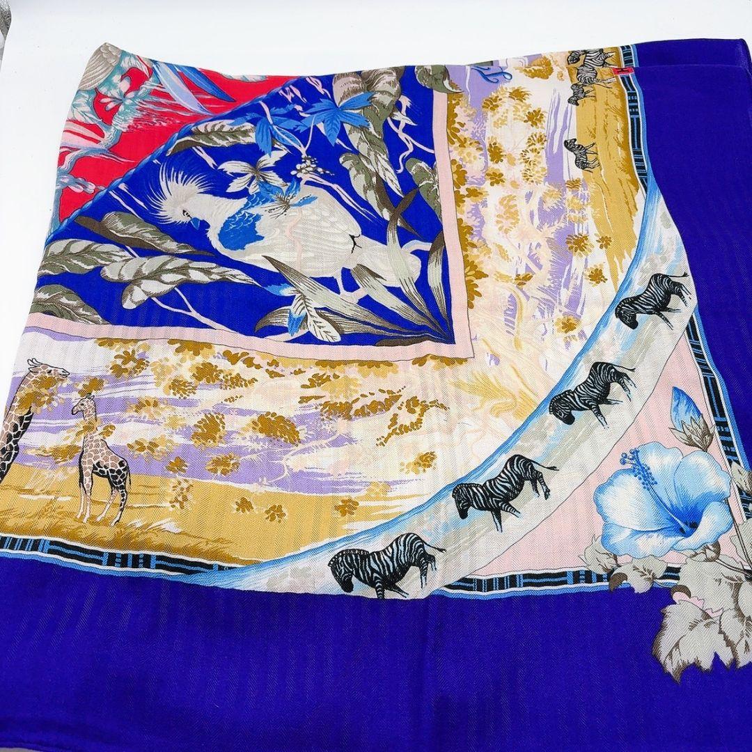 ★*★様 【極美品・希少】エルメス カレジェアン 大判スカーフ 140 カシミヤ