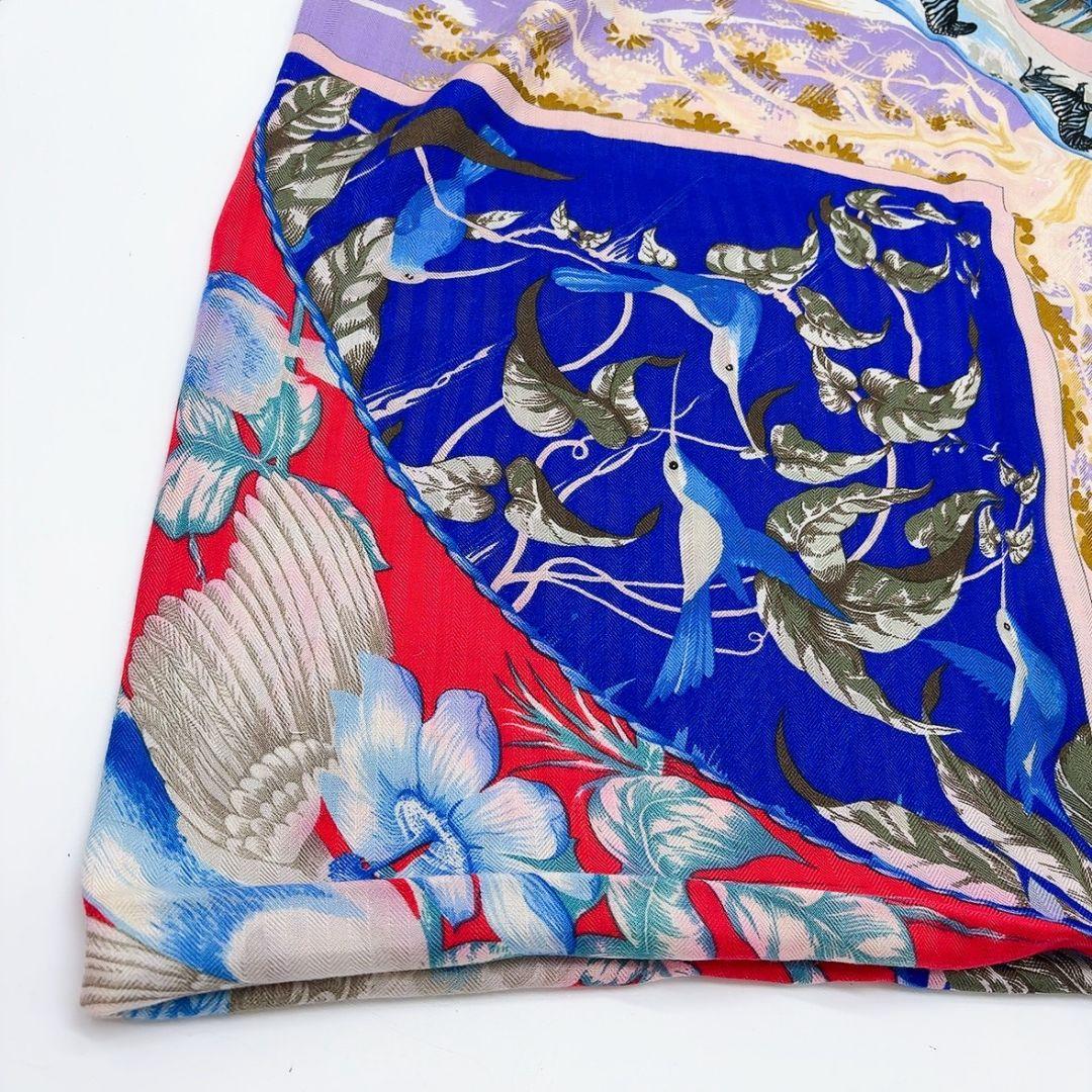 ★*★様 【極美品・希少】エルメス カレジェアン 大判スカーフ 140 カシミヤ