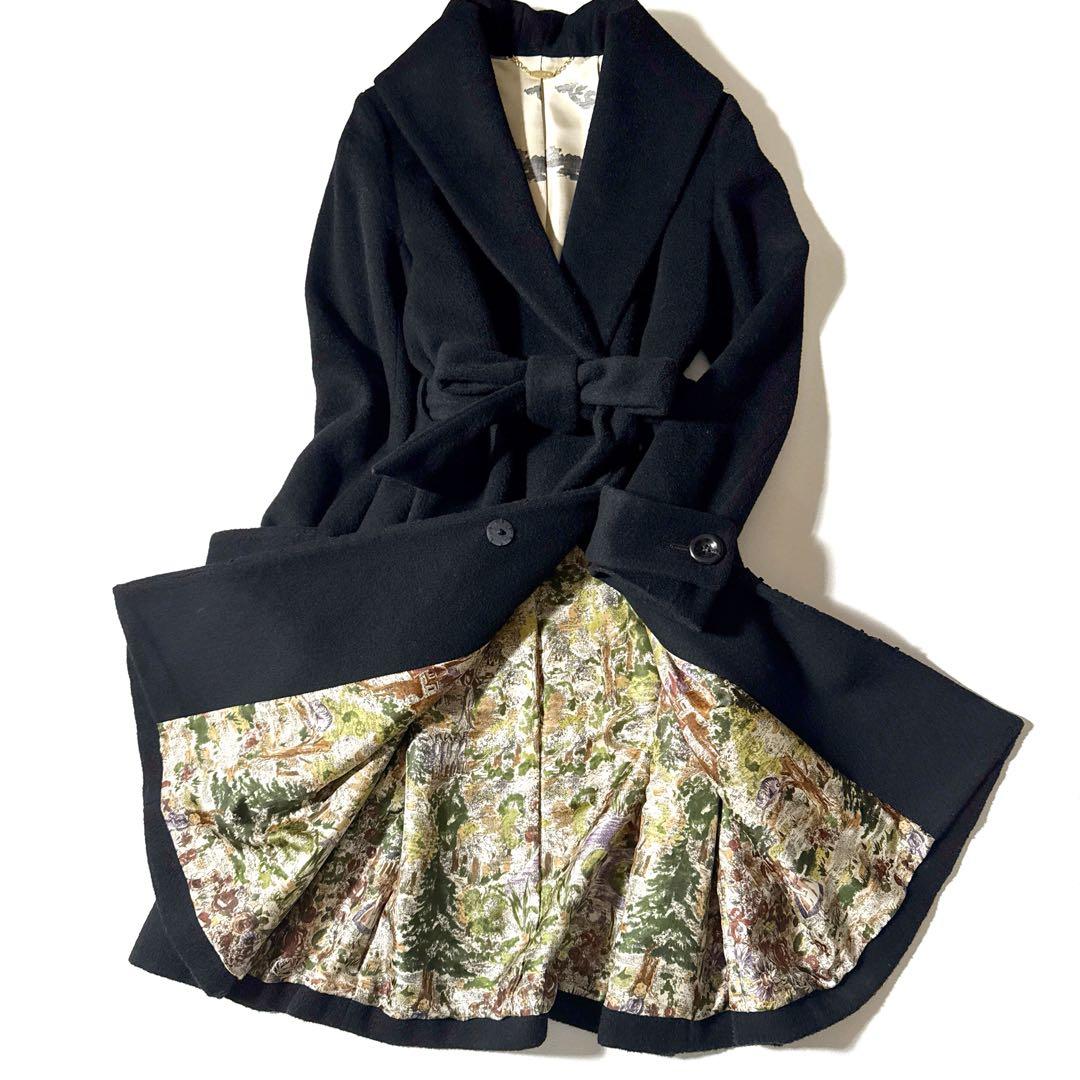 希少 ロイスクレヨン 受注品 ウール ロングコート 日本製