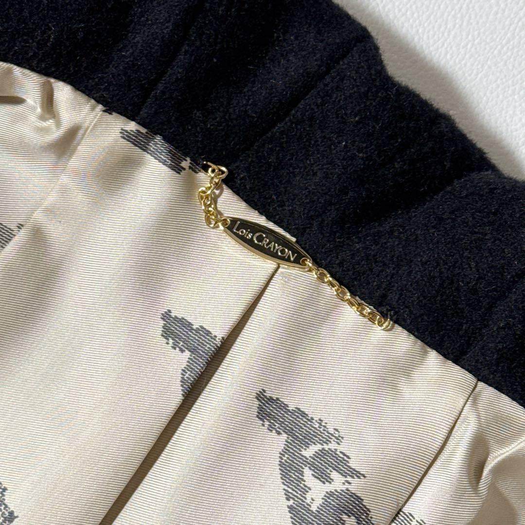 希少 ロイスクレヨン 受注品 ウール ロングコート 日本製