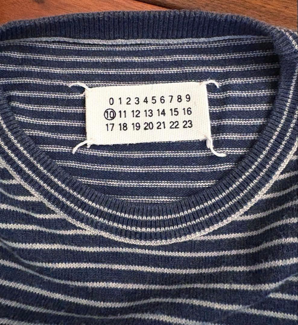 07SS Martin Margiela 10 ボーダーニット - メルカリ