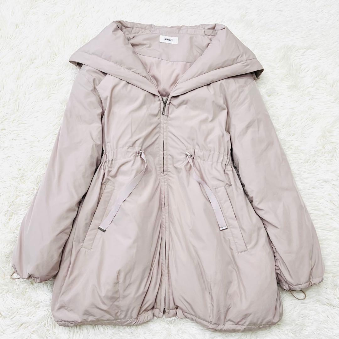 【人気カラー】SNIDEL 西川レディ モッズダウンコート ピンクベージュ