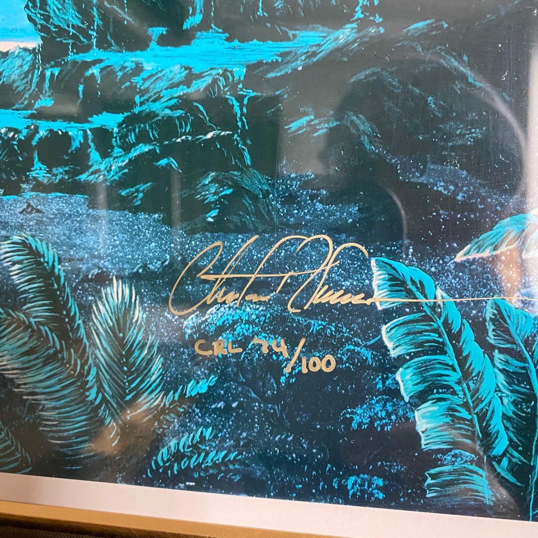 クリスチャン ラッセン本物 初期シルクスクリーン絵中サイン - メルカリ