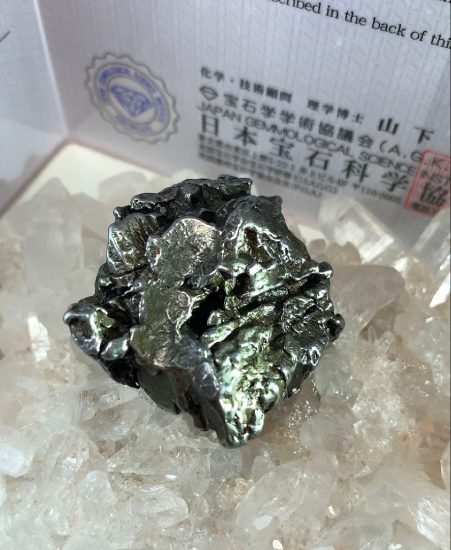 【つーる】カンボ•デル•シエロ　鉄隕石　流れ星　鑑別証付き