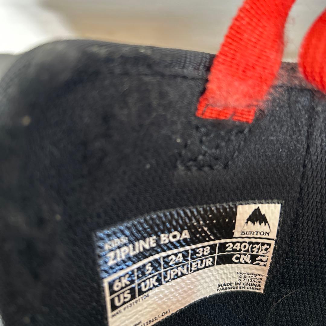 値下げしましま‼️ バートン　キッズ　ZIPLINE BOA 24センチ