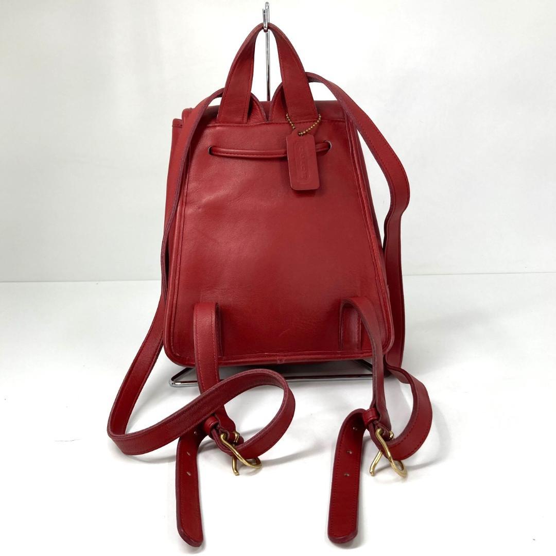 COACH コーチ　オールドコーチ　90S リュック　レッド　F5C-9960