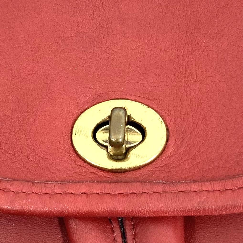 COACH コーチ　オールドコーチ　90S リュック　レッド　F5C-9960