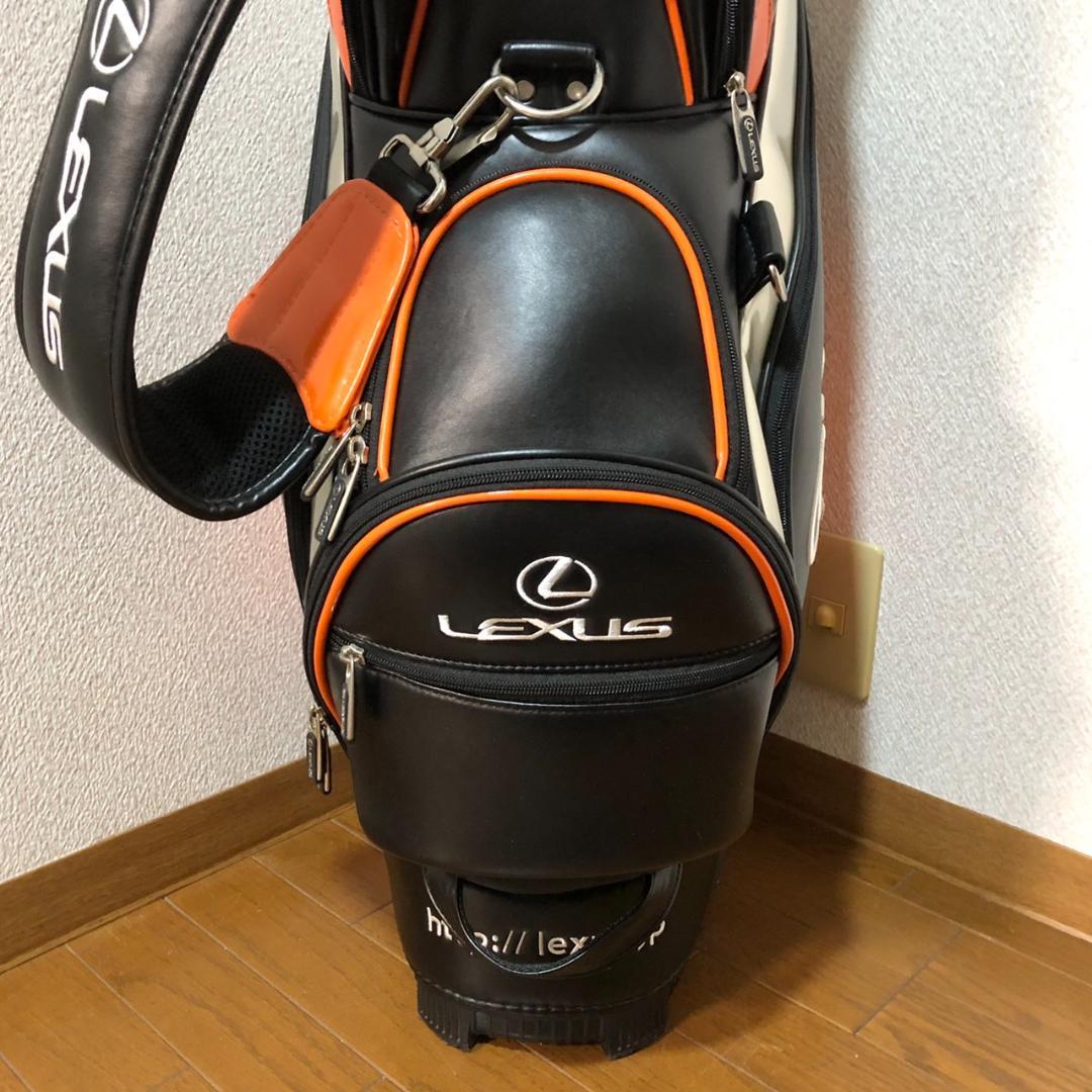 【レア】LEXUS キャスター付き 14分割 ゴルフ キャディバッグ