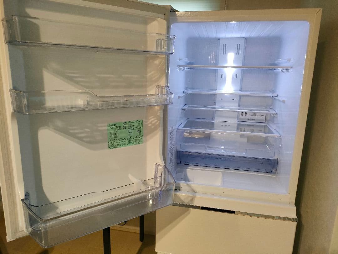 福*様 三菱 ノンフロン 冷蔵庫 ホワイト 330L 自動製氷 MR-CX33