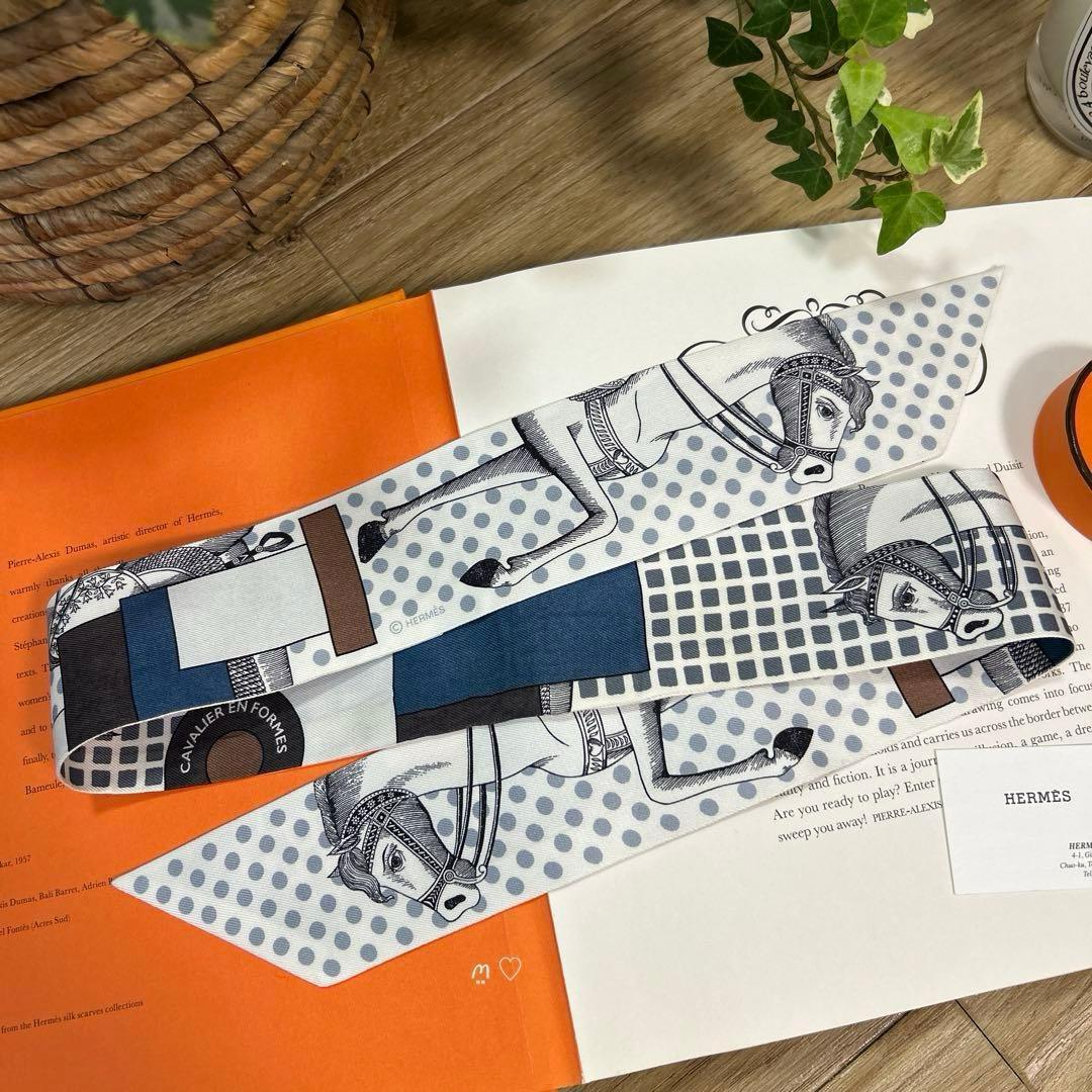 HERMESエルメス ツイリー カヴァリエアンフォルム 2024AW ホース 馬