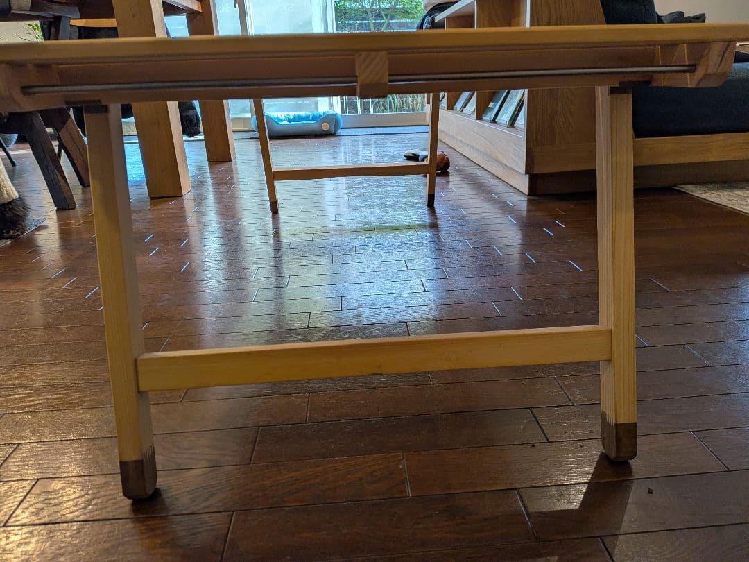 196 KUROSON370F 2つ折り ウッドテーブル