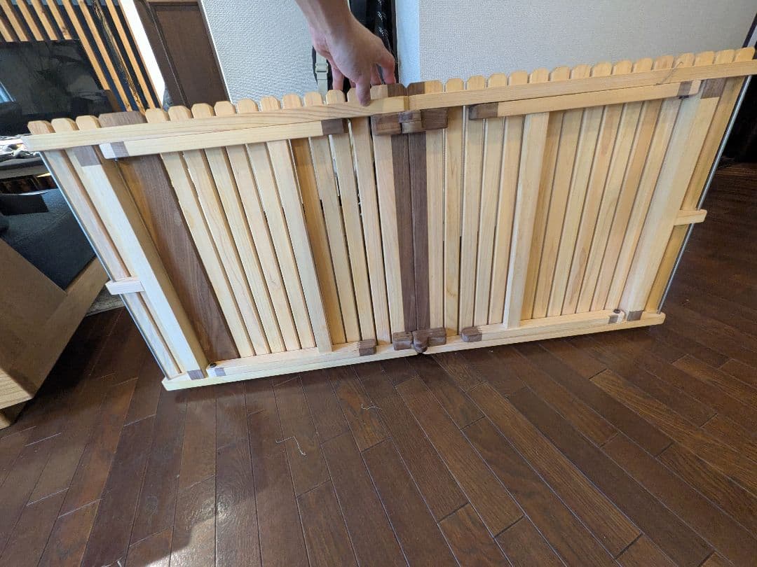 196 KUROSON370F 2つ折り ウッドテーブル