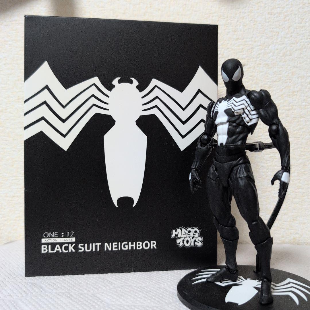 ハ*ク様 messtoys スパイダーマン シンビオート ブラックスーツ - メルカリ