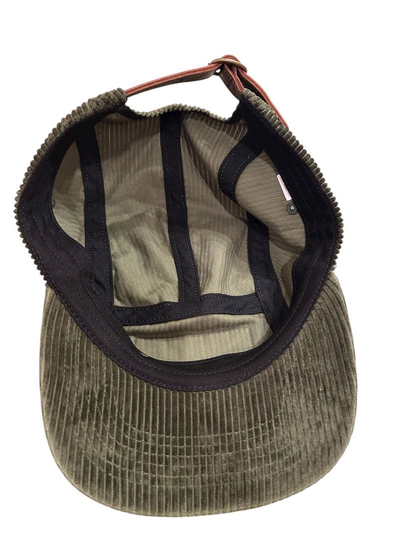 Supreme 25FW Corduroy Camp Cap オリーブ