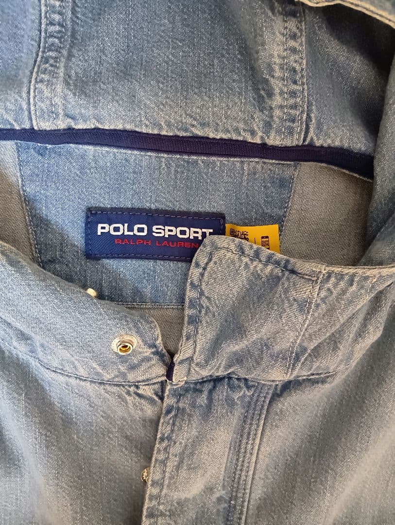 R*君様 ポロスポーツ デニム アノラックジャケット ラルフローレン Lサイズ