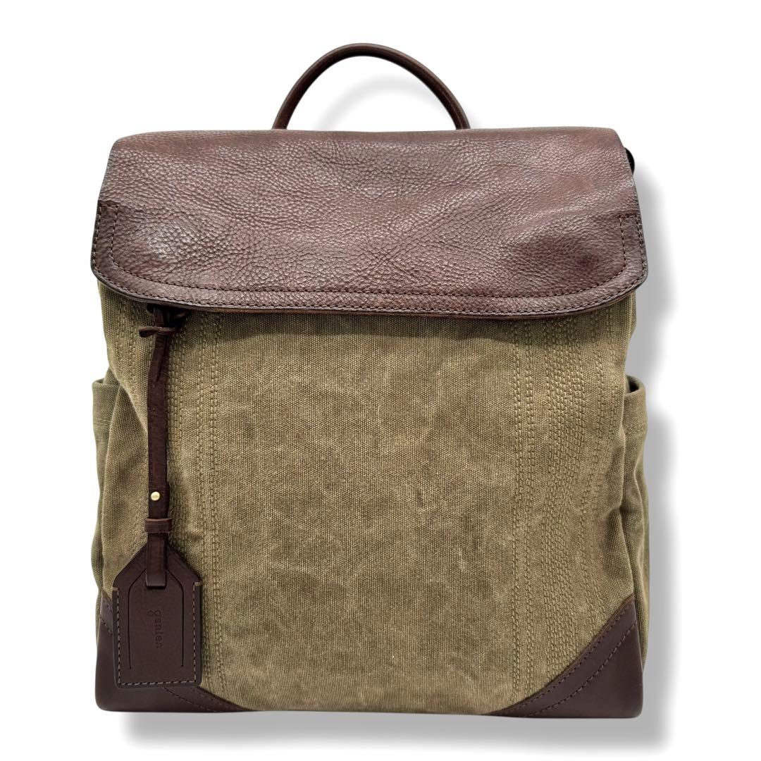 美品 genten リュック バックパック ミモザ・ベーシック リュック