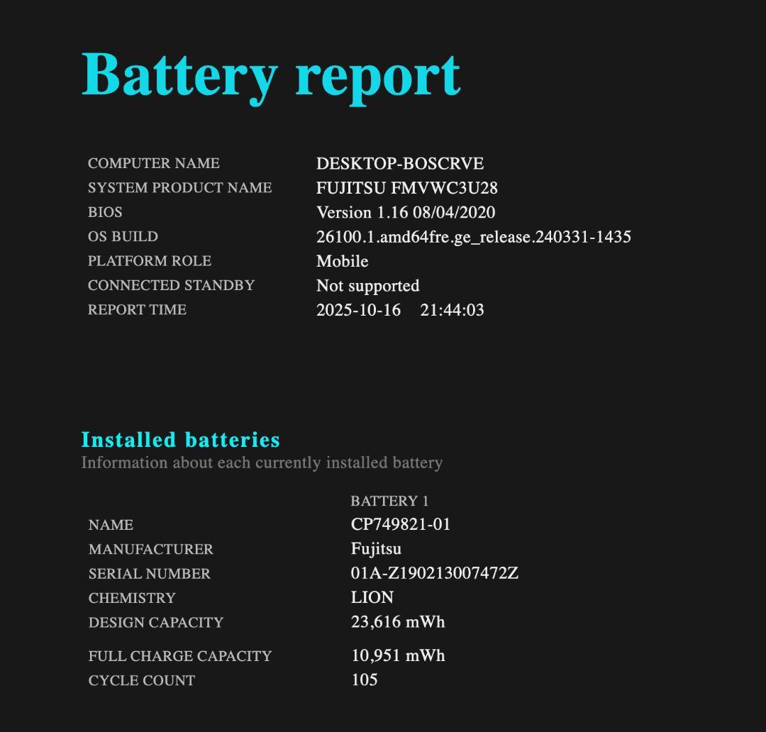 第8世代、Core i7、富士通 LifeBook、8GB、256GB SSD