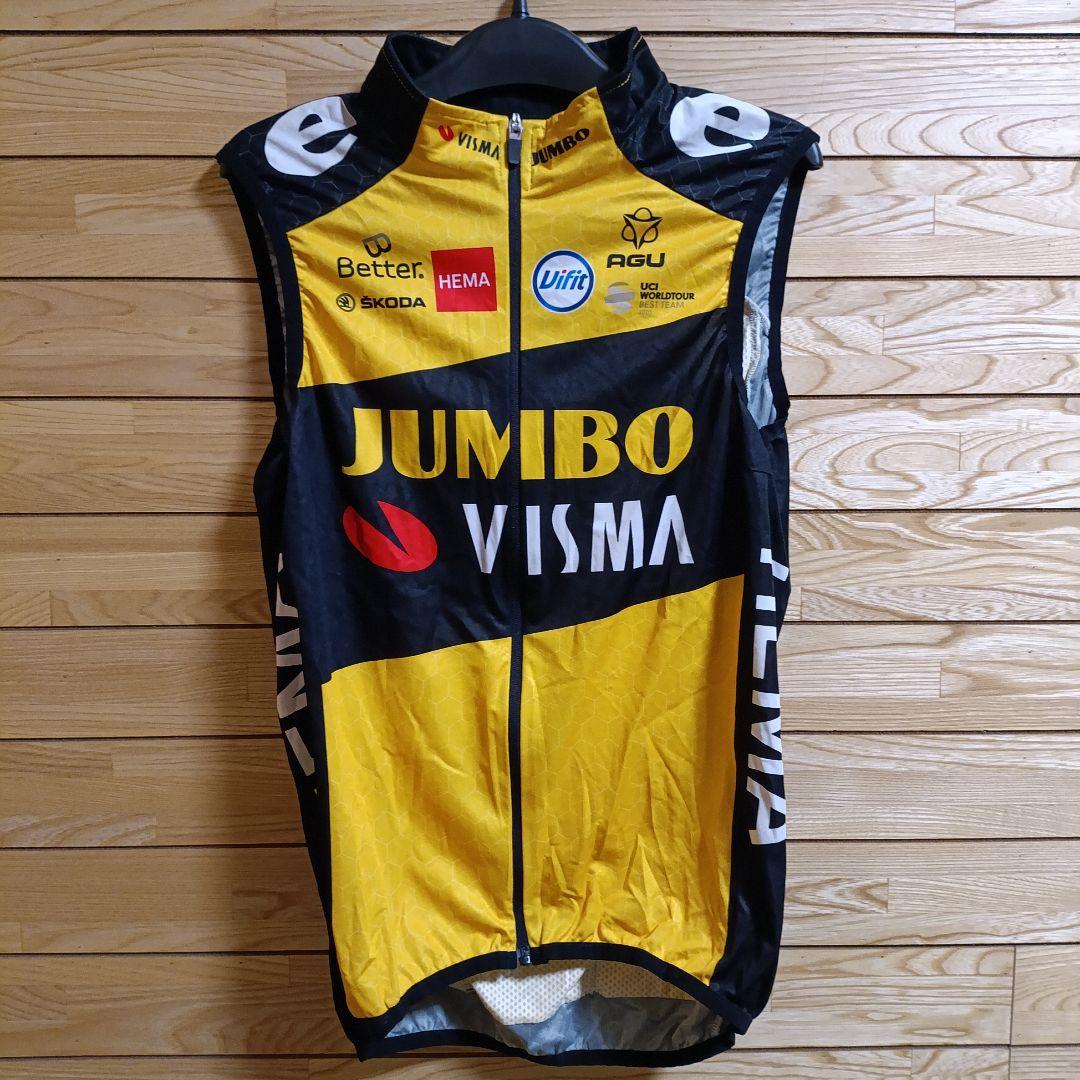 支給品Jumbo vismaサイクルジャージAGUユンボヴィスマdm