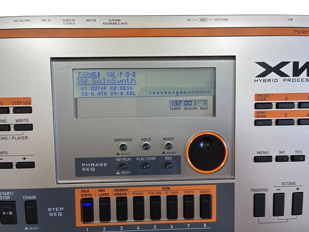 希少・美品】CASIO XW-P1 シンセサイザー シンセ ヘクスレイヤー