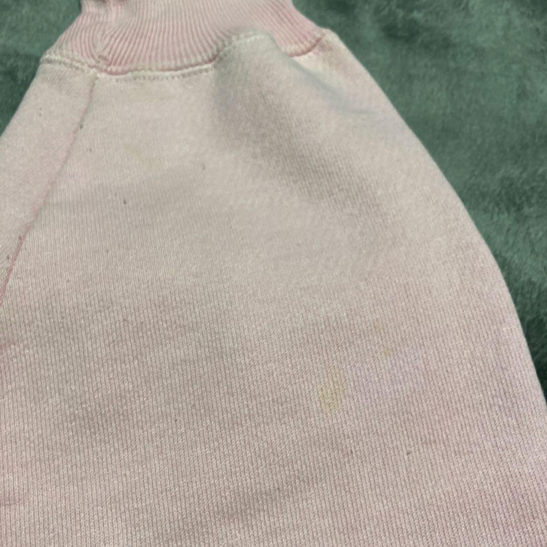 90s Champion リバースウィーブ スウェット ピンク 目無し