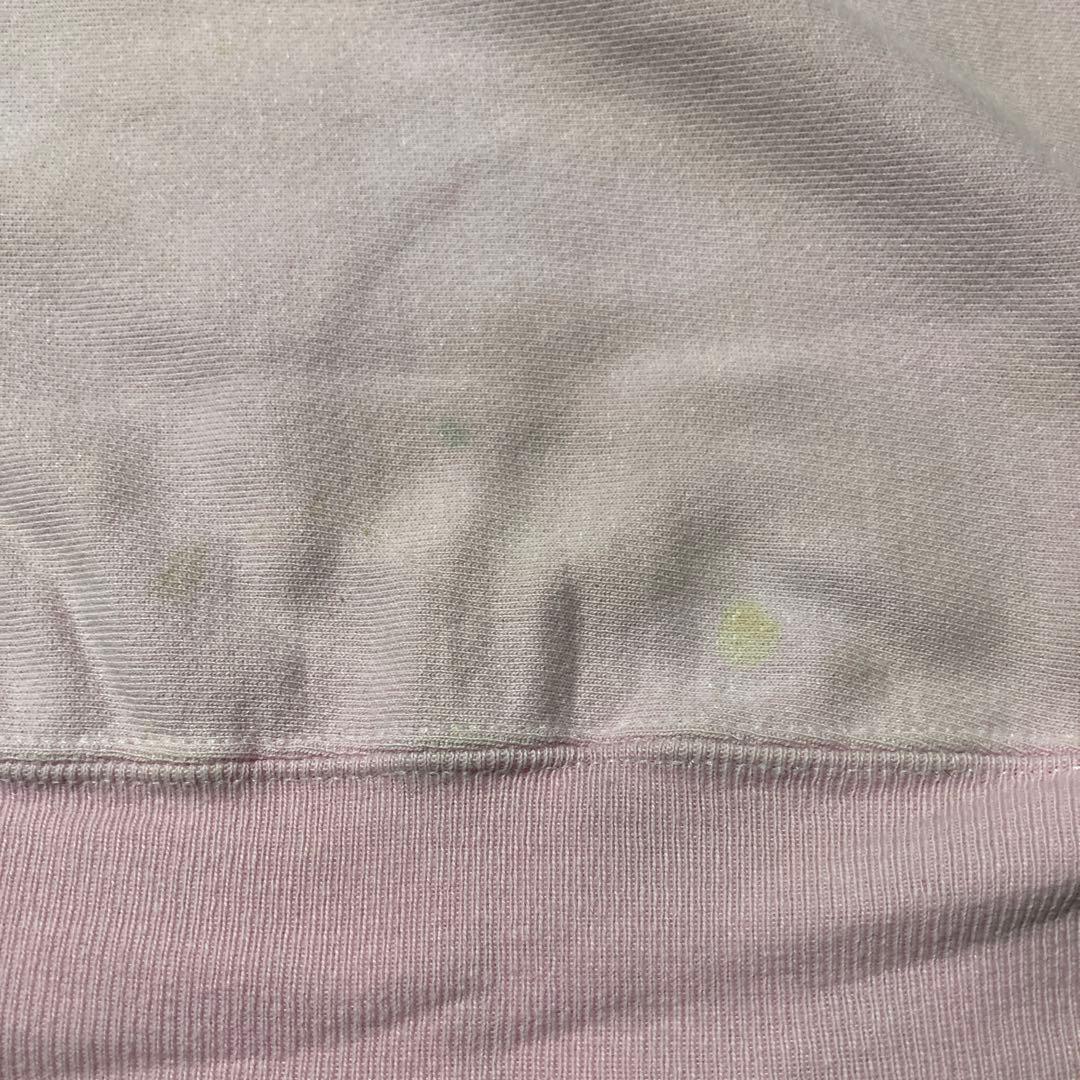 90s Champion リバースウィーブ スウェット ピンク 目無し