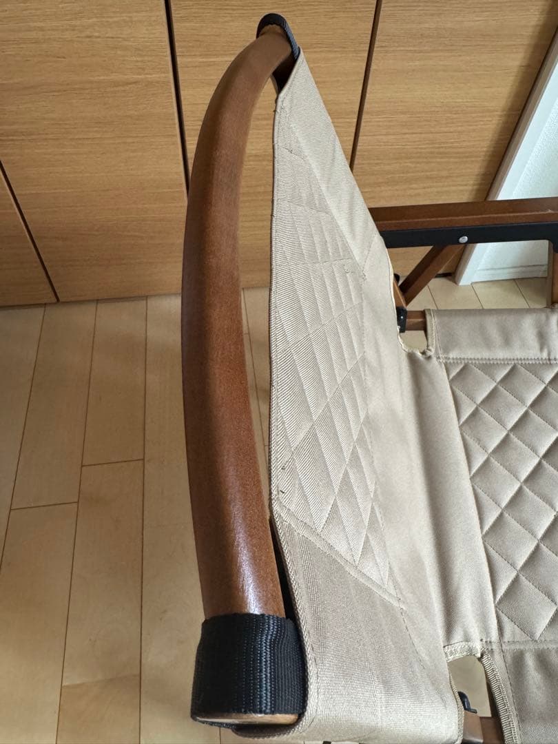 クイックキャンプ　一人掛け ウッドローチェア 2脚セット