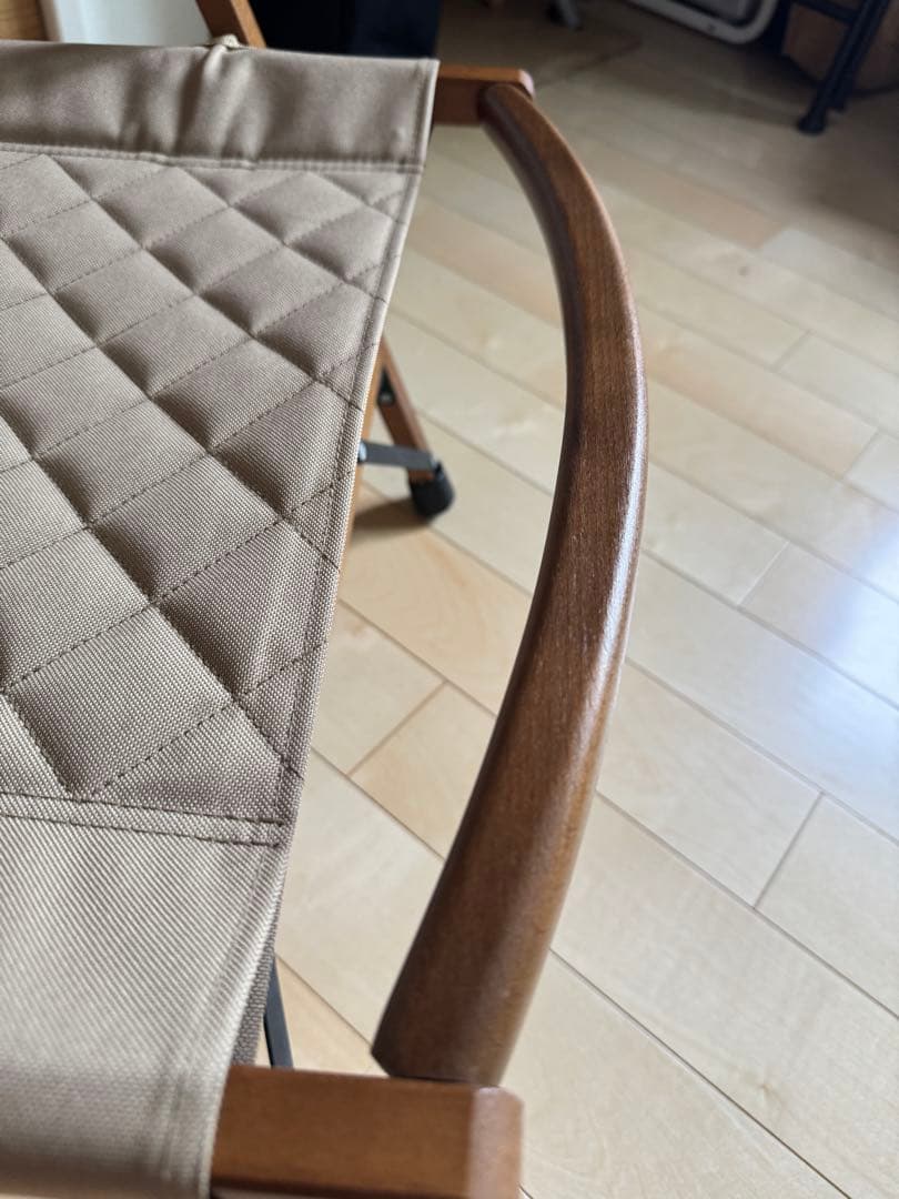 クイックキャンプ　一人掛け ウッドローチェア 2脚セット