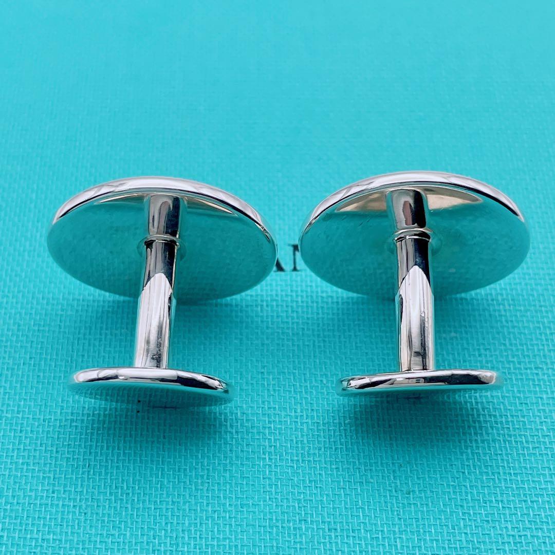 Tiffany & Co. カフスボタン オーバル リターントゥ シルバー925