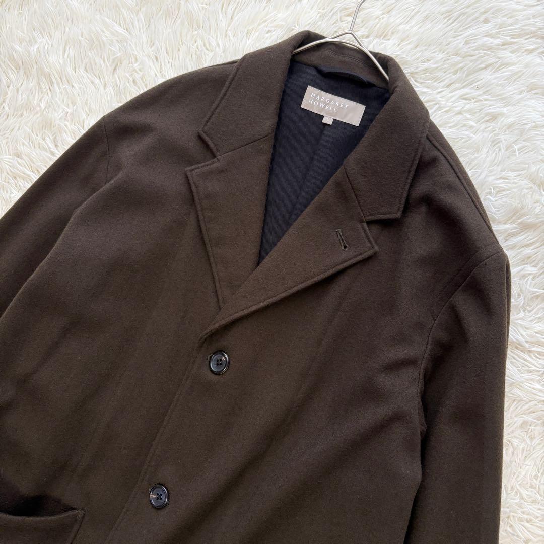 美品】2022 マーガレットハウエル DRY MELTON カーキ L コート - メルカリ
