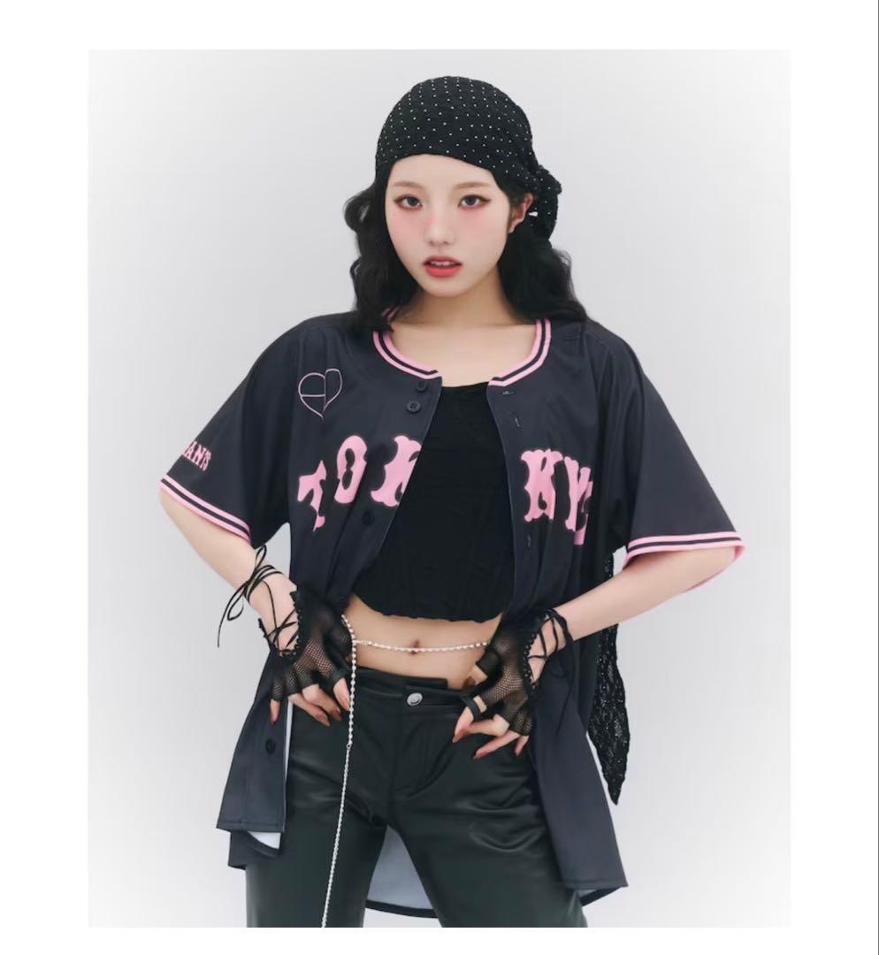 【会場渡し可】読売ジャイアンツ×BLACKPINK ブラック ユニホーム S