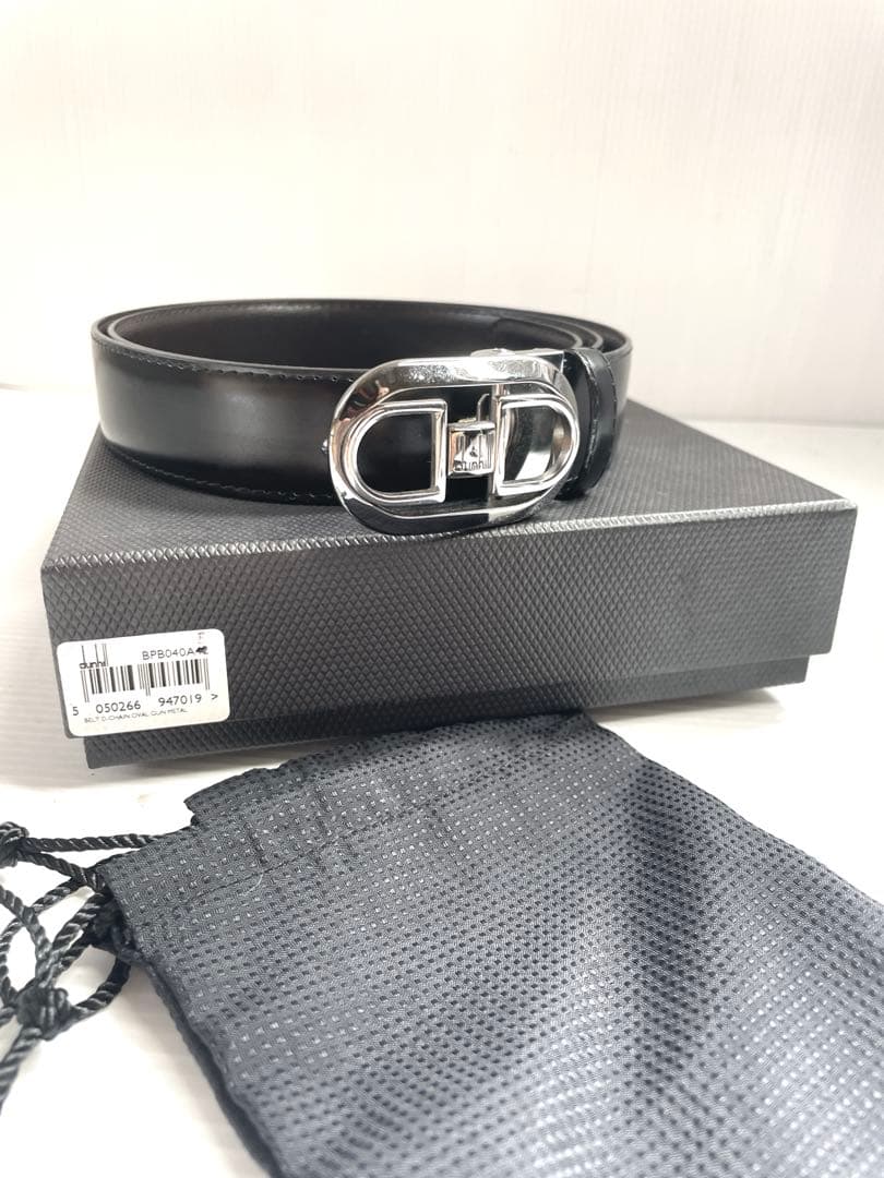 ダンヒル　レザーリバーシブルベルト