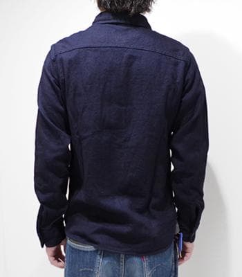 未使用 UES ウエス インディゴ ヘビーネルシャツ 501655 サイズ5