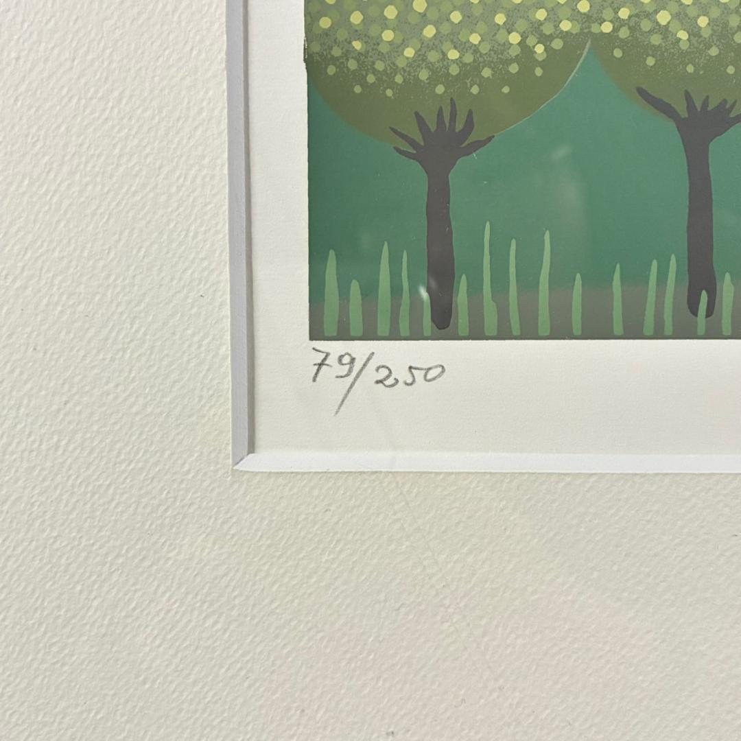 美品 イワン・ラブジン「イベリスク」リトグラフ 大作 直筆サイン入り